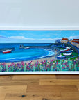 Craster Harbour Blooms - Art Print