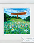Angel of the North in Bloom | Art Print