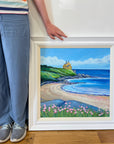 Bathing House Beach | Original Painting