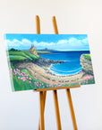 Blue Sky over the Bathing House | Northumberland Art Print