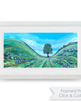 Blue Sky Over Sycamore Gap | Northumberland Art Print