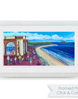 Blue Sky over Rendezvous | Whitley Bay Art Print
