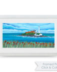 Blue Sky over St. Mary’s Lighthouse Art Print