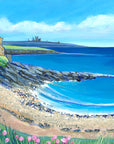 Blue Sky over the Bathing House | Northumberland Art Print