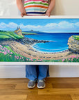 Blue Sky Over the Bathing House | Original Painting