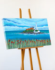 Blue Sky over St. Mary’s Lighthouse Art Print