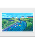 Bobbing Boats at Seaton Sluice Art Print