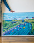 Bobbing Boats at Seaton Sluice | Original Painting