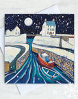Snowtime at Seaton Sluice | Christmas Card