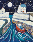 Snowtime at Seaton Sluice | Christmas Card