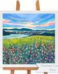 Cheviots Beyond The Blooms | Art Print
