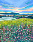 Cheviots Beyond the Blooms | Original Painting