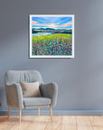 Cheviots Beyond The Blooms | Art Print