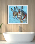 Coastal Rides: Donkey Art Print