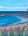 Craster Harbour Blooms - Art Print