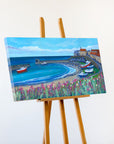 Craster Harbour Blooms - Art Print