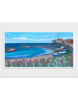 Craster Harbour Blooms - Art Print