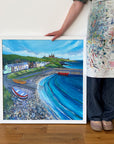 The Castle Beyond Craster | Original Painting