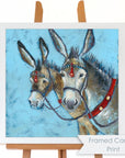 Coastal Rides: Donkey Art Print