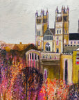 Durham Cathedral Through the Treetops | Original Painting