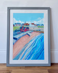 Gulls Gaze over Cullercoats Bay - Original Painting