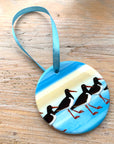Oystercatchers - Ceramic Tree Decoration