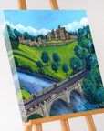 Lion Bridge at Alnwick Castle - Art Print
