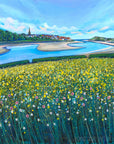Alnmouth Beyond the Blooms | Northumberland Art Print