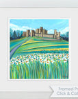 Springtime at Alnwick Castle - Art Print