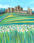 Springtime at Alnwick Castle - Art Print