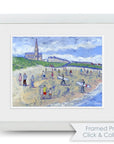 Summer at Longsands | Art Print