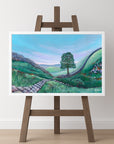 The Path to Sycamore Gap | Northumberland Landscape Print