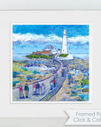Tides out at St Mary's Art Print