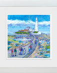 Tides out at St Mary's Art Print