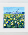 Daffodils at the Dome | Whitley Bay Art Print