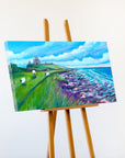 Blue Sky over Dunstanburgh Castle | Northumberland Art Print