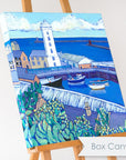 Fish Quay & Flowers | Art Print