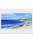 Blue Sky over Dunstanburgh | Northumberland Art Print