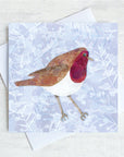 Robin & Snowflakes | Christmas Greetings Card