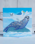 Seal Pup Snuggles | Greetings Card