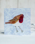 Robin & Snowflakes | Christmas Greetings Card