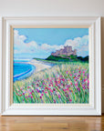Wildflowers at Bamburgh Castle - Original Painting