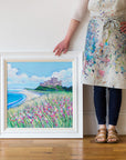 Wildflowers at Bamburgh Castle - Original Painting