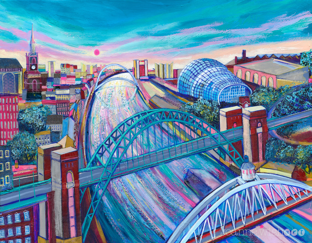 Behind the Scenes Painting Newcastle Artwork Joanne Wishart