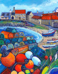 Creels at Craster | Northumberland Art Print