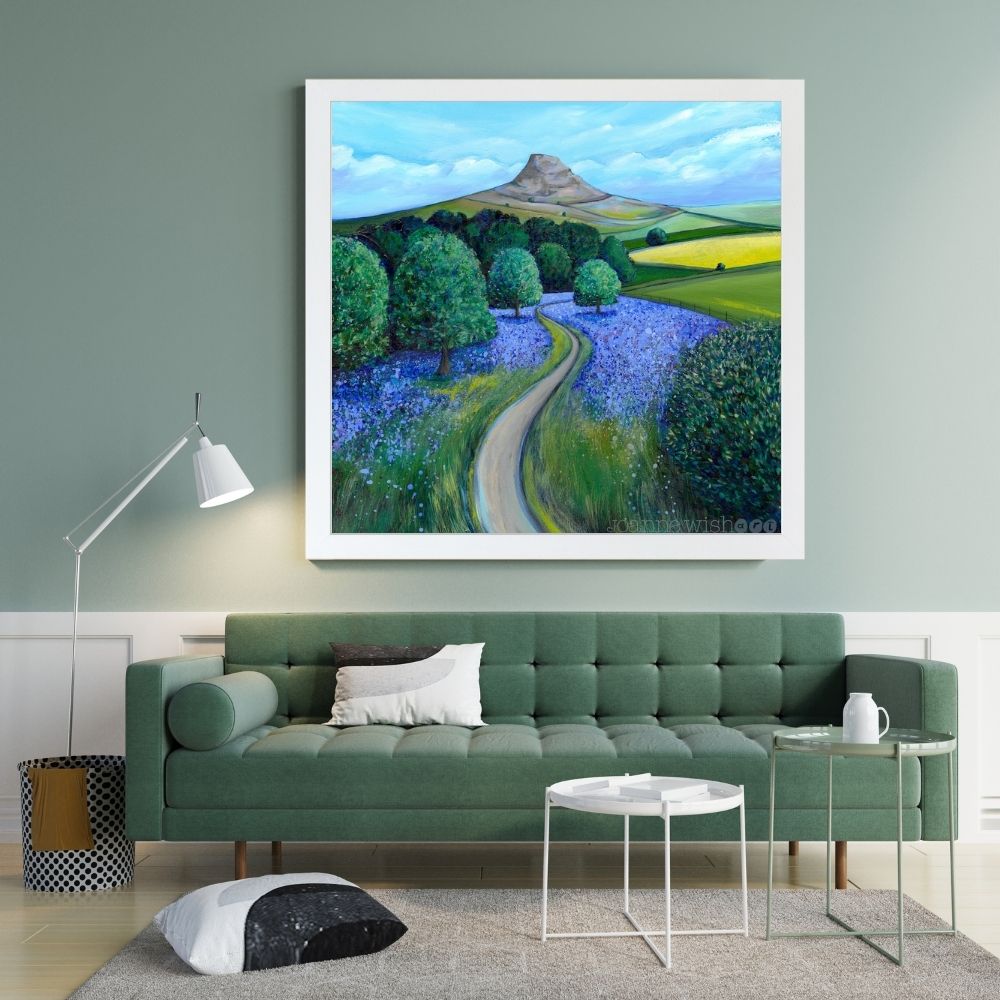 The Path to Roseberry Topping - Art Print