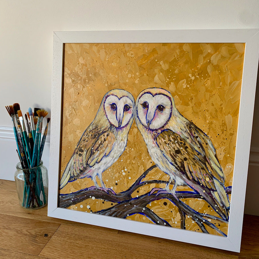 Barn Owls - Original Painting