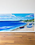 Blue Sky over Dunstanburgh | Northumberland Art Print