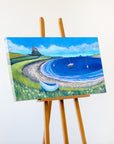 Blue Sky Over Lindisfarne | Northumberland Art Print