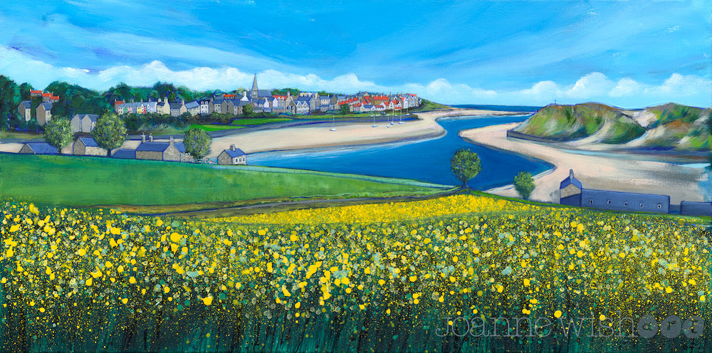 Blue Sky over Alnmouth | Northumberland Art Print